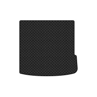 Коврик с экокожи в багажник Q7 (4L) 7 seats Audi 2005-2015 1 поколение SUV USA EVAtech  ECO Экокожа черная c черной ниткой черный кант