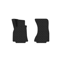 Коврики с экокожи в салон A4 (B8) Audi 2008-2011 4 поколение Combi EU EVAtech  ECO Экокожа черная c черной ниткой черный кант