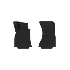 Коврики с экокожи в салон A4 (B8) Audi 2008-2011 4 поколение Combi EU EVAtech  ECO Экокожа черная c черной ниткой черный кант
