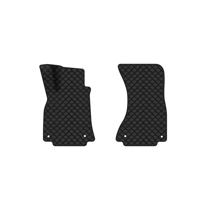Коврики с экокожи в салон A4 (B8) Audi 2008-2011 4 поколение Combi EU EVAtech  ECO Экокожа черная c черной ниткой черный кант