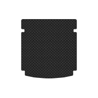 Коврик с экокожи в багажник A4 (B7) MT Audi 2004-2008 3 поколение Sedan EU EVAtech  ECO Экокожа черная c черной ниткой черный кант