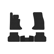 Коврики с экокожи в салон 5 Series (E61) BMW 2003-2010 6 поколение Combi EU EVAtech  ECO Экокожа черная c черной ниткой черный кант