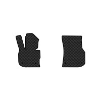 Коврики с экокожи в салон X4 (GO2) BMW 2018 2 поколение SUV EU EVAtech  ECO Экокожа черная c черной ниткой черный кант