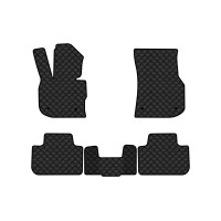 Коврики с экокожи в салон X4 (GO2) BMW 2018 2 поколение SUV EU EVAtech  ECO Экокожа черная c черной ниткой черный кант