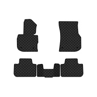 Коврики с экокожи в салон X4 (GO2) BMW 2018 2 поколение SUV EU EVAtech  ECO Экокожа черная c черной ниткой черный кант