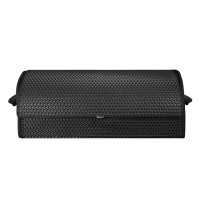 Сумка-органайзер в багажник EVAtech PRO L 32x75x30 см сота чорна кант чорний