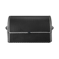 Сумка-органайзер в багажник EVAtech PRO M 32x50x30 см ромб чорний кант сірий