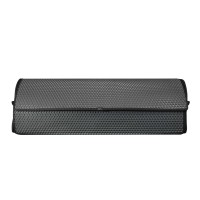 Сумка-органайзер в багажник EVAtech PRO XL 32x100x30 см сота сіра кант чорний