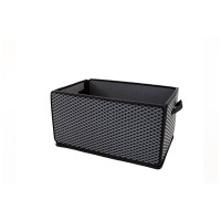 Oрганайзер в багажник EVAtech LightBox 33x50x25 см ромб сірий кант чорний