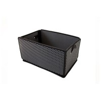 Oрганайзер в багажник EVAtech LightBox 33x50x25 см сота сіра кант чорний