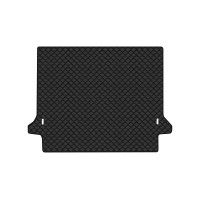 Коврик с экокожи в багажник Grand C4 Picasso 7 seats Citroen 2006-2013 1 поколение Minivan EU EVAtech  ECO Экокожа черная c черной ниткой черный кант