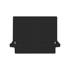 Коврик с экокожи в багажник Grand C4 Picasso 7 seats Citroen 2006-2013 1 поколение Minivan EU EVAtech  ECO Экокожа черная c черной ниткой черный кант