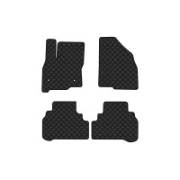 Коврики с экокожи в салон Bolt EV Chevrolet 2016-2023 1 поколение Htb USA EVAtech  ECO Экокожа черная c черной ниткой черный кант