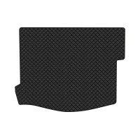 Коврик с экокожи в багажник Focus (C346) Ford 2011-2018 3 поколение Htb USA EVAtech  ECO Экокожа черная c черной ниткой черный кант