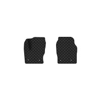 Коврики с экокожи в салон C-Max (C344) Ford 2010-2019 2 поколение Minivan EU EVAtech  ECO Экокожа черная c черной ниткой черный кант