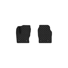 Коврики с экокожи в салон C-Max (C344) Ford 2010-2019 2 поколение Minivan EU EVAtech  ECO Экокожа черная c черной ниткой черный кант