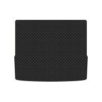 Коврик с экокожи в багажник Focus (C307) AT Ford 2005-2010 2 поколение Combi EU EVAtech  ECO Экокожа черная c черной ниткой черный кант