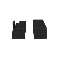 Коврики с экокожи в салон Focus (C307) 3-doors MT Ford 2005-2010 2 поколение Htb EU EVAtech  ECO Экокожа черная c черной ниткой черный кант