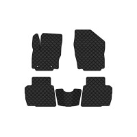 Коврики с экокожи в салон Mondeo (BA7) Ford 2007-2014 4 поколение Combi EU EVAtech  ECO Экокожа черная c черной ниткой черный кант