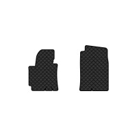 Коврики с экокожи в салон Elantra (MD) (3 clips) Hyundai 2010-2015 5 поколение Sedan USA EVAtech  ECO Экокожа черная c черной ниткой черный кант
