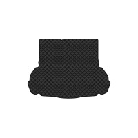 Коврик с экокожи в багажник Elantra (MD) (5 clips) Hyundai 2010-2015 5 поколение Sedan USA EVAtech  ECO Экокожа черная c черной ниткой черный кант