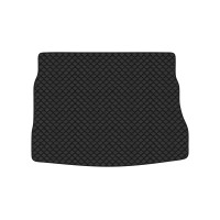 Коврик с экокожи в багажник Ceed (ED) Kia 2006-2009 1 поколение Htb EU EVAtech  ECO Экокожа черная c черной ниткой черный кант