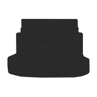 Коврик с экокожи в багажник Cerato (TD) Kia 2008-2012 2 поколение Sedan EU EVAtech  ECO Экокожа черная c черной ниткой черный кант