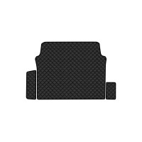 Коврик с экокожи в багажник E-Class (W124) Mercedes-Benz 1984-1997 1 поколение Sedan EU EVAtech  ECO Экокожа черная c черной ниткой черный кант