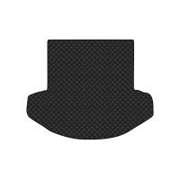 Коврик с экокожи в багажник CX-9 (TC) (7 seats) Mazda 2016 2 поколение SUV USA EVAtech  ECO Экокожа черная c черной ниткой черный кант