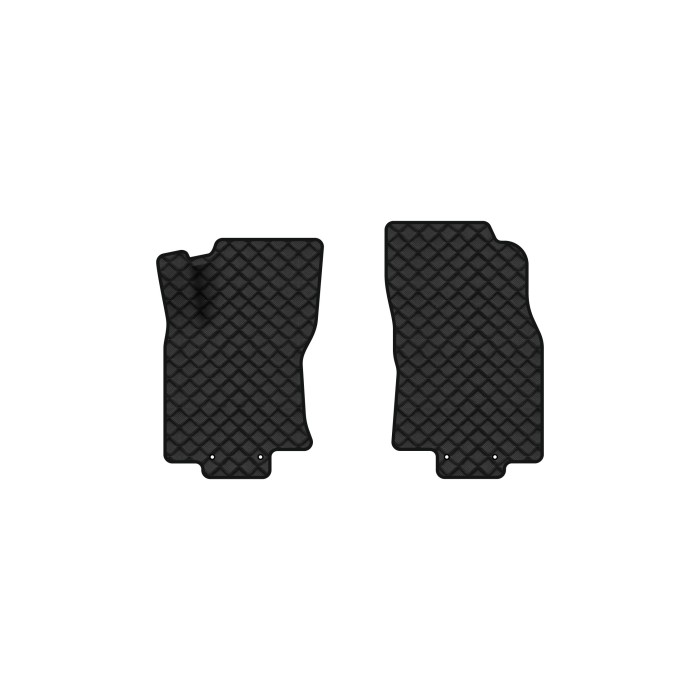 Коврики с экокожи в салон Rogue (T32) Nissan 2014-2020 2 поколение SUV USA EVAtech  ECO Экокожа черная c черной ниткой черный кант