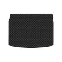 Коврик с экокожи в багажник Rogue Sport Nissan 2016 1 поколение SUV USA EVAtech  ECO Экокожа черная c черной ниткой черный кант