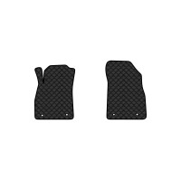 Коврики с экокожи в салон Insignia (G09) (4 clips) Opel 2008-2017 1 поколение Combi EU EVAtech  ECO Экокожа черная c черной ниткой черный кант