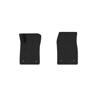 Коврики с экокожи в салон Vectra (C) Opel 2002-2008 3 поколение Combi EU EVAtech  ECO Экокожа черная c черной ниткой черный кант