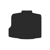 Коврик с экокожи в багажник Vectra (C) Opel 2002-2008 3 поколение Sedan EU EVAtech  ECO Экокожа черная c черной ниткой черный кант