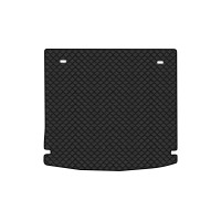 Коврик с экокожи в багажник Astra (H) MT Opel 2004-2014 3 поколение Combi EU EVAtech  ECO Экокожа черная c черной ниткой черный кант