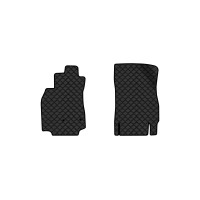 Коврики с экокожи в салон Megane (III) BOSE 5-doors MT Renault 2008-2016 3 поколение Htb EU EVAtech  ECO Экокожа черная c черной ниткой черный кант