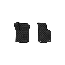 Коврики с экокожи в салон Octavia A4 Tour Skoda 1996-2010 1 поколение Combi EU EVAtech  ECO Экокожа черная c черной ниткой черный кант