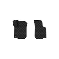 Коврики с экокожи в салон Octavia A4 Tour Skoda 1996-2010 1 поколение Combi EU EVAtech  ECO Экокожа черная c черной ниткой черный кант