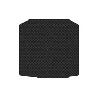 Коврик с экокожи в багажник Fabia (5J) Skoda 2007-2014 2 поколение Combi EU EVAtech  ECO Экокожа черная c черной ниткой черный кант