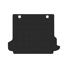 Коврик с экокожи в багажник Land Cruiser Prado (150) 5 seats Restyling Toyota 2013-2023 4 поколение SUV EU EVAtech  ECO Экокожа черная c черной ниткой черный кант