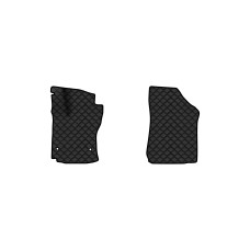 Коврики с экокожи в салон Venza (AV10) Toyota 2008-2017 1 поколение SUV USA EVAtech  ECO Экокожа черная c черной ниткой черный кант