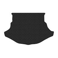 Коврик с экокожи в багажник Venza (AV10) Toyota 2008-2017 1 поколение SUV USA EVAtech  ECO Экокожа черная c черной ниткой черный кант