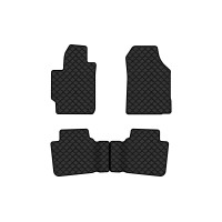 Коврики с экокожи в салон Camry (XV40) (2.5L) Toyota 2006-2011 6 поколение Sedan EU EVAtech  ECO Экокожа черная c черной ниткой черный кант