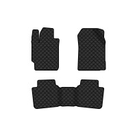 Коврики с экокожи в салон Camry (XV40) (2.5L) Toyota 2006-2011 6 поколение Sedan EU EVAtech  ECO Экокожа черная c черной ниткой черный кант