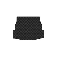 Коврик с экокожи в багажник RAV4 (XA50) MT Toyota 2018 5 поколение SUV EU EVAtech  ECO Экокожа черная c черной ниткой черный кант