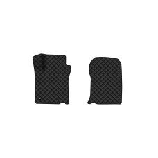 Коврики с экокожи в салон Land Cruiser Prado (150) 5 seats Restyling Toyota 2013-2023 4 поколение SUV EU EVAtech  ECO Экокожа черная c черной ниткой черный кант