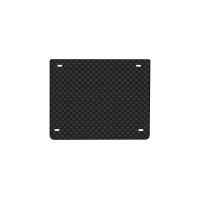 Коврик с экокожи в багажник FJ Cruiser Toyota 2006-2018 1 поколение SUV USA EVAtech  ECO Экокожа черная c черной ниткой черный кант