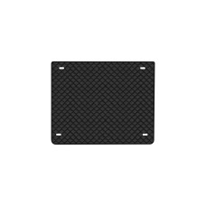Коврик с экокожи в багажник FJ Cruiser Toyota 2006-2018 1 поколение SUV USA EVAtech  ECO Экокожа черная c черной ниткой черный кант