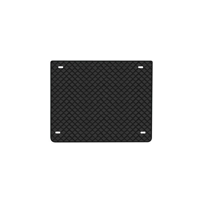 Коврик с экокожи в багажник FJ Cruiser Toyota 2006-2018 1 поколение SUV USA EVAtech  ECO Экокожа черная c черной ниткой черный кант