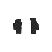 Коврики с экокожи в салон Passat NMS Volkswagen 2010-2015 1 поколение Sedan USA EVAtech  ECO Экокожа черная c черной ниткой черный кант